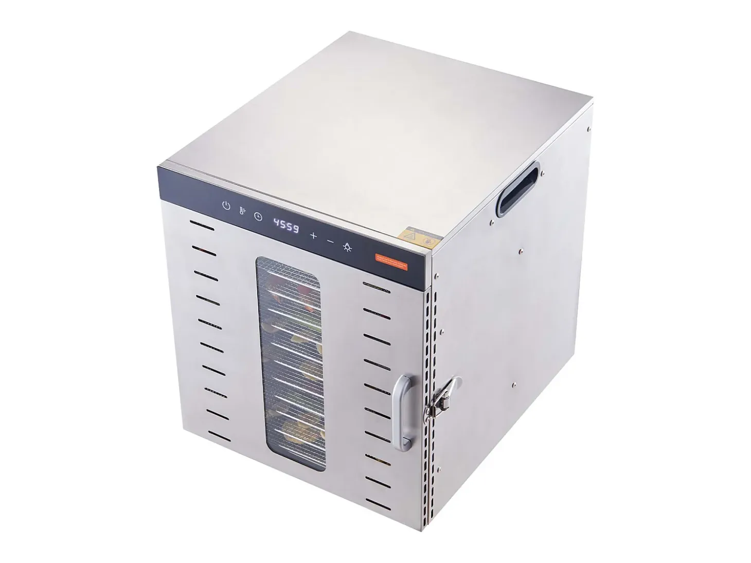 Deshidratador SucceBuy Deshidratador Alimentario con 10 Platos, Secador de Frutas Secas en Acero Inoxidable de 1000 W