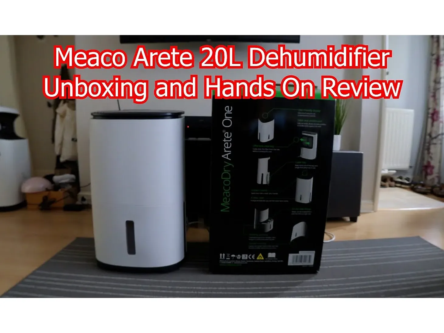 Deshumidificador / Purificador de aire MeacoDry Arete One 20L: eficiente energéticamente, ideal para casas de 4 habitaciones, silencioso (38 dB)