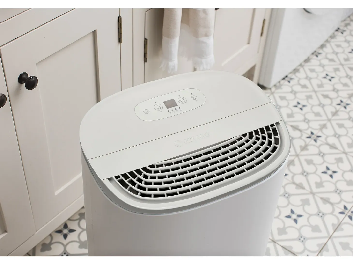 Deshumidificador / Purificador de aire MeacoDry Arete One 20L: eficiente energéticamente, ideal para casas de 4 habitaciones, silencioso (38 dB)