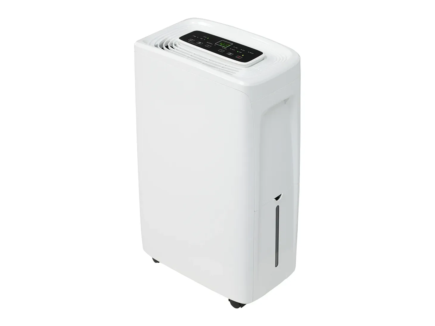 Deshumidificador de 12 L con depósito de agua de 1,5 L - Pantalla LED y temporizador de 24 h - Blanco