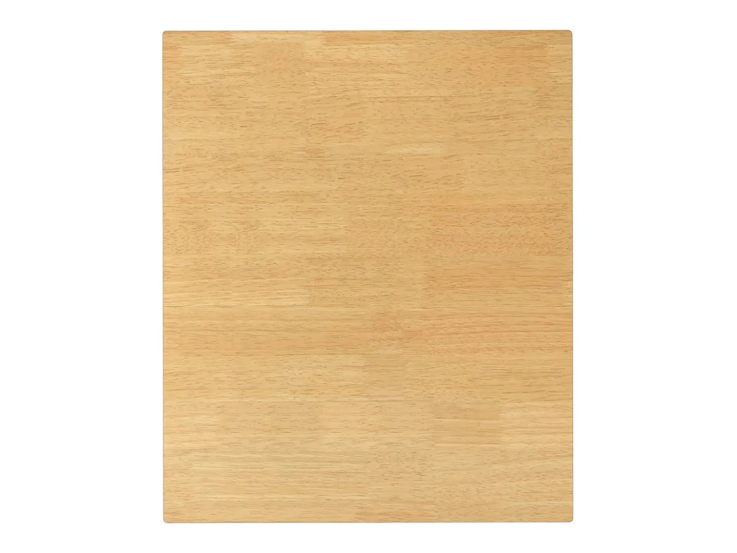 Dining Table Natural Solid Wood Rubber