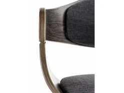 Dudeco Silla Berlim de Tela Gris oscuro