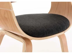 Dudeco Silla Berlim de Tela Roble y gris oscuro