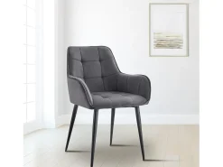 Dudeco Silla Marid Gris oscuro