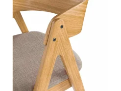 Dudeco Silla Penafiel Roble Gris claro
