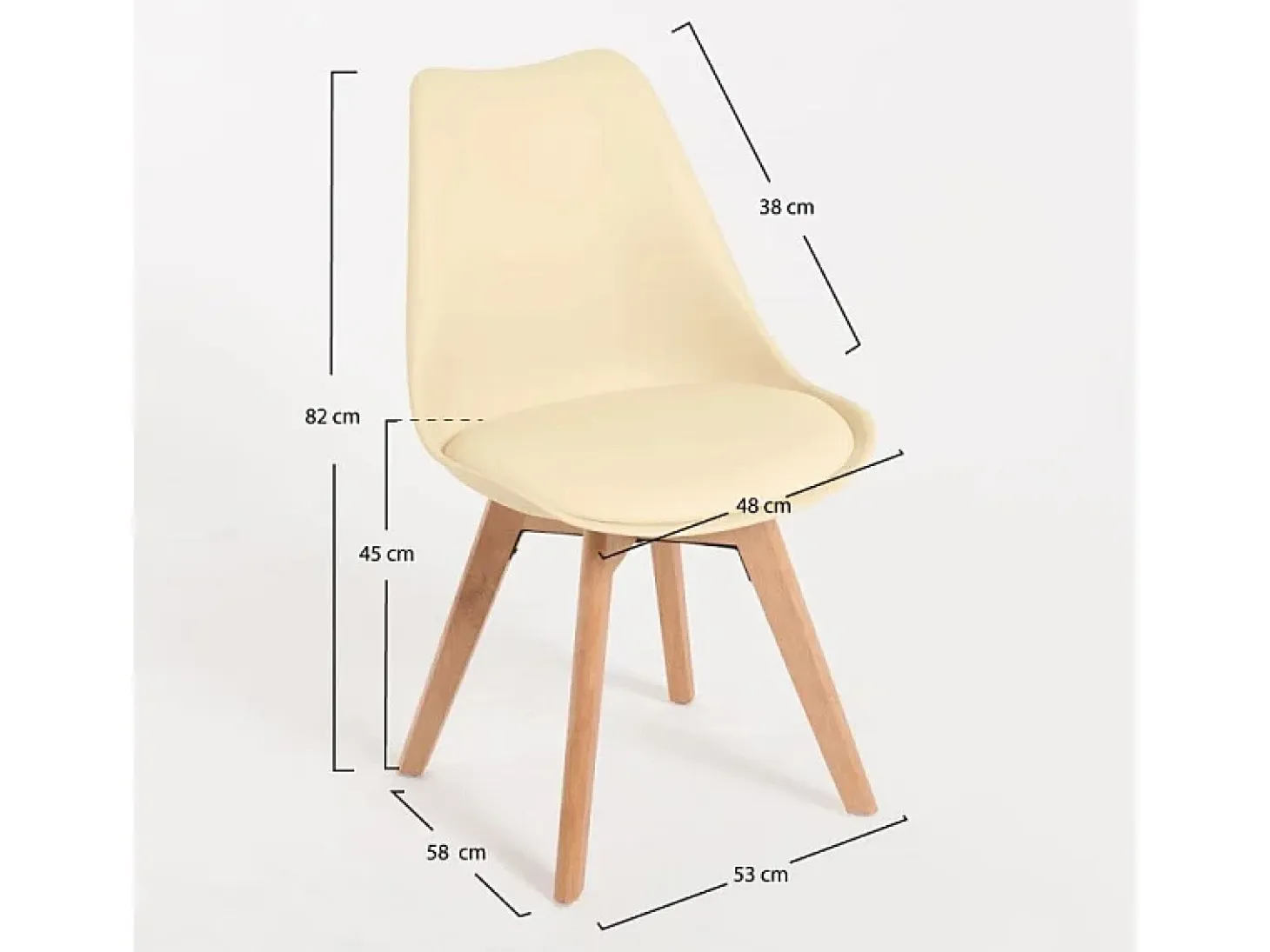 Dudeco Silla Skagen Basic Crema