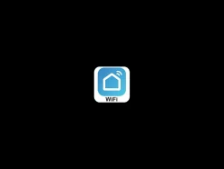 eco neo III 103 ventilador wifi sin luz, cuerpo blanco con aspas wengué y gris, casafan