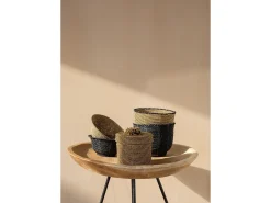 El Cuenco de Caramelos Beaded - Negro - M