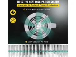 Electrodoméstico Pequeño SucceBuy Destilador de Agua Pura 4 L, Filtro Purificador de Agua 1 L/H, Casa Médica Dental, 220 V