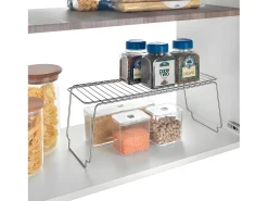 Estante apilable SPACE LINE Metaltex Gris 45x19x18 cm