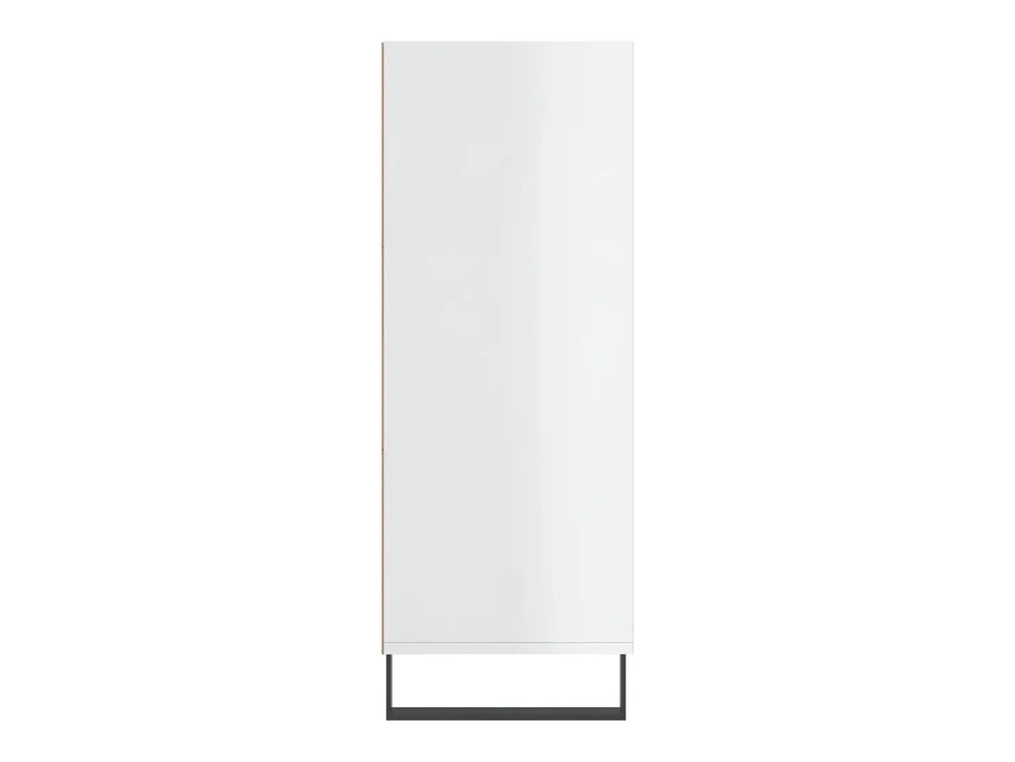 Estantería blanca brillante 69,5x32,5x90 cm