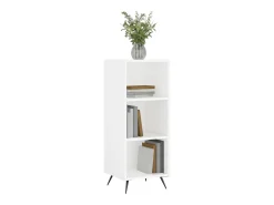 Estantería blanca 34,5x32,5x90 cm madera de ingeniería