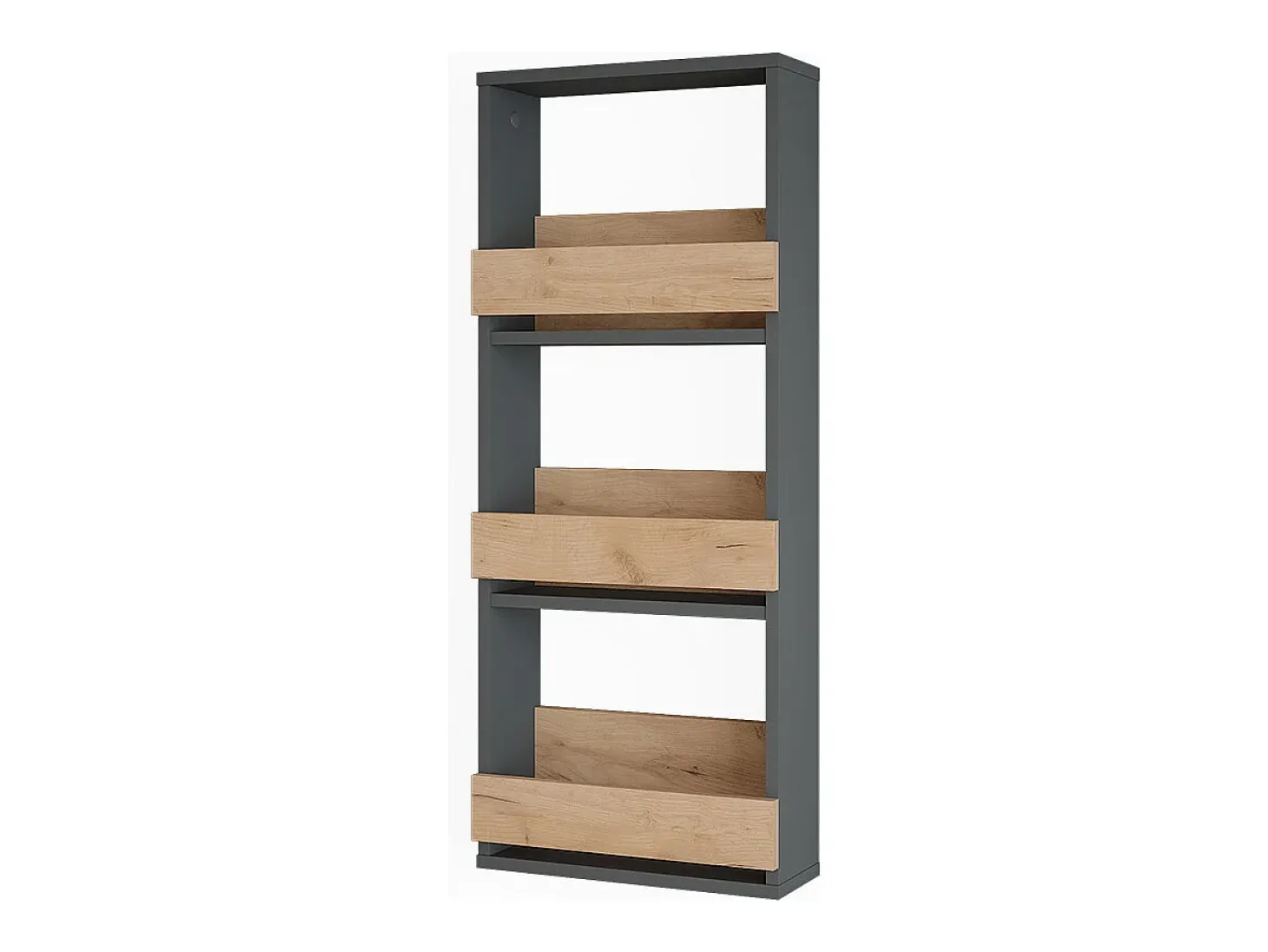 Estantería de pared oro power roble/antracita 40x15.1x98 repose