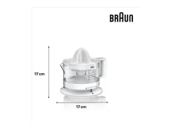 Exprimidor eléctrico Braun Tribute Collection CJ3000 WH 20W 350ml blanco