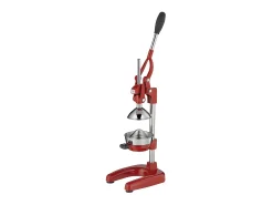 Exprimidor profesional Amalfi rojo Kuchenprofi - Extractor de jugo de granada y cítricos de acero inoxidable con mango largo y base estable