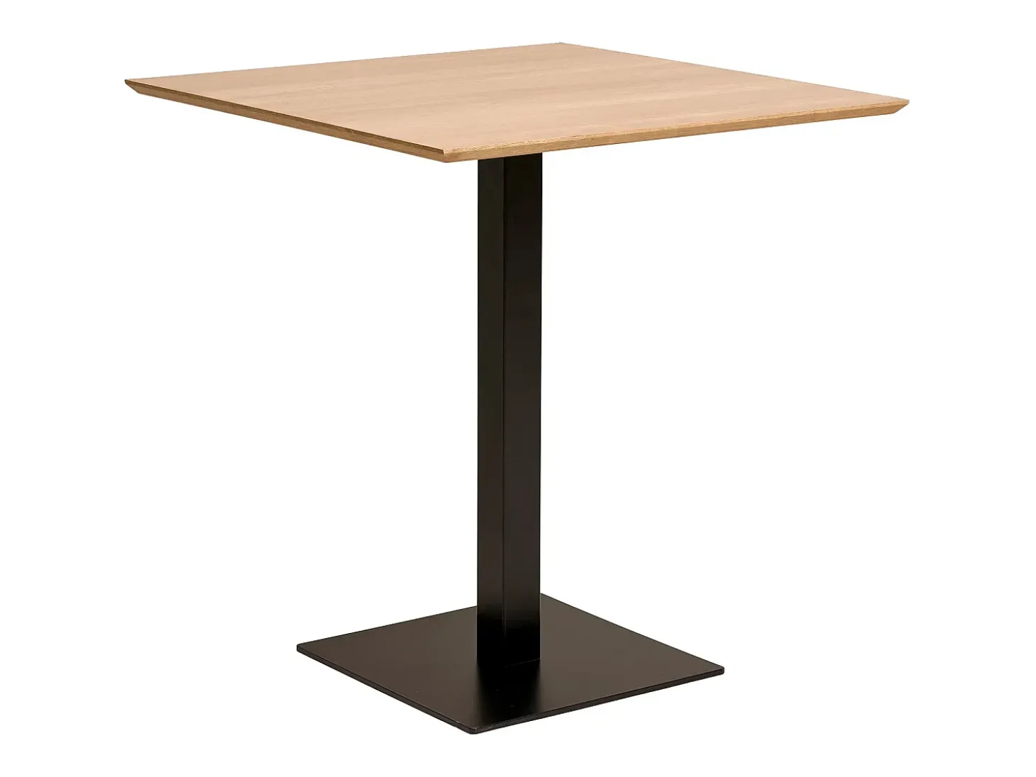 FANO salontafel 70 cm – Licht of zwart hout – Minimalistisch design-Color Negro