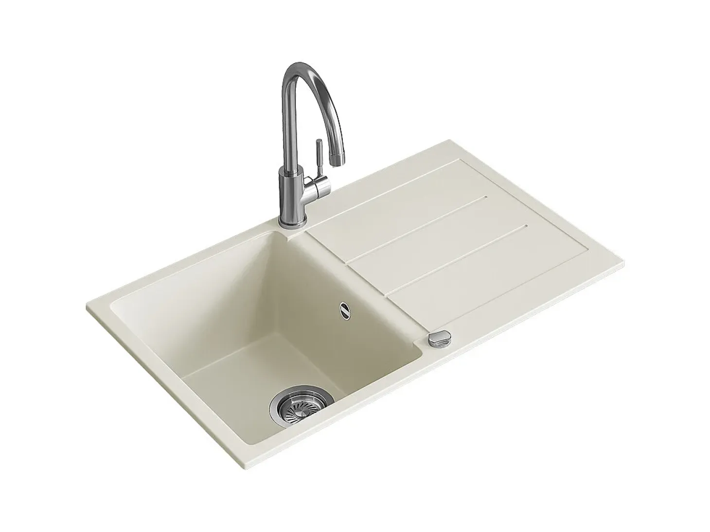 Fregadero blanco 78x50x20 kapstadt