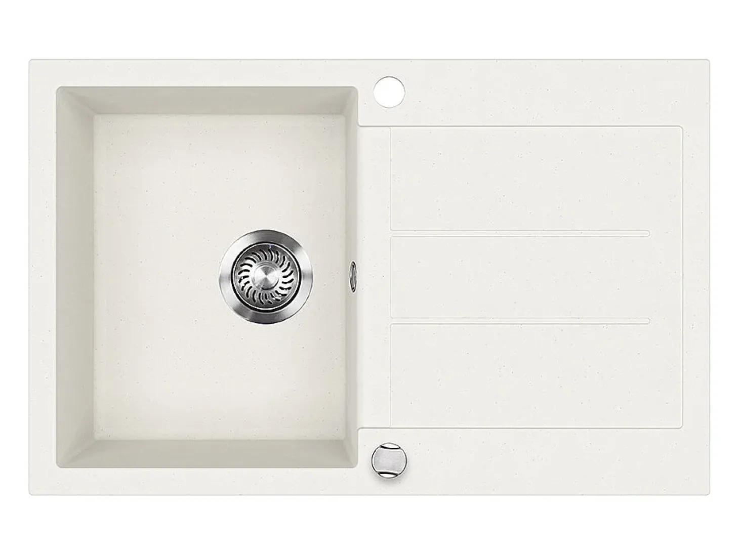 Fregadero blanco 78x50x20 kapstadt