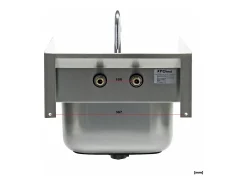Fregadero de acero inoxidable lavabo gastronorm lavabo cuadrado lavabo fregadero grifo 16_0002396
