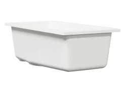 Fregadero de cocina blanco 21 x 44 x 14 cm Granito