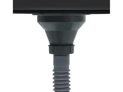 Fregadero de cocina de acero inoxidable negro hecho a mano
