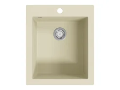 Fregadero de cocina de granito con un seno beige ES687291