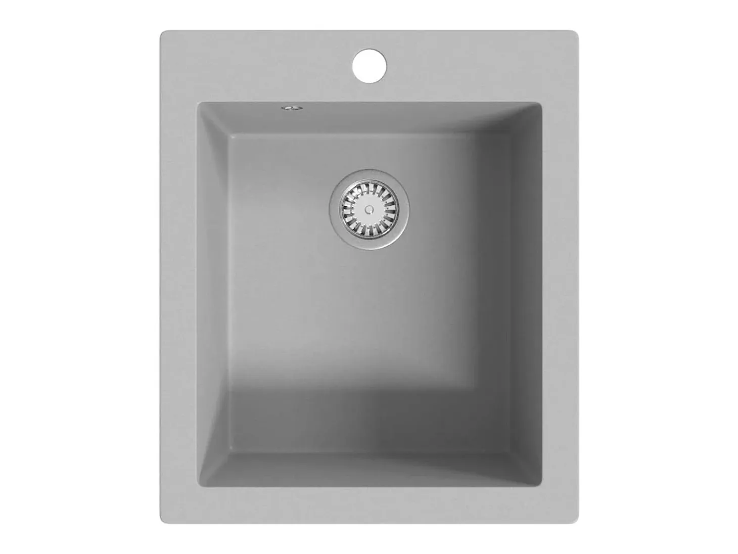 Fregadero de cocina de granito gris