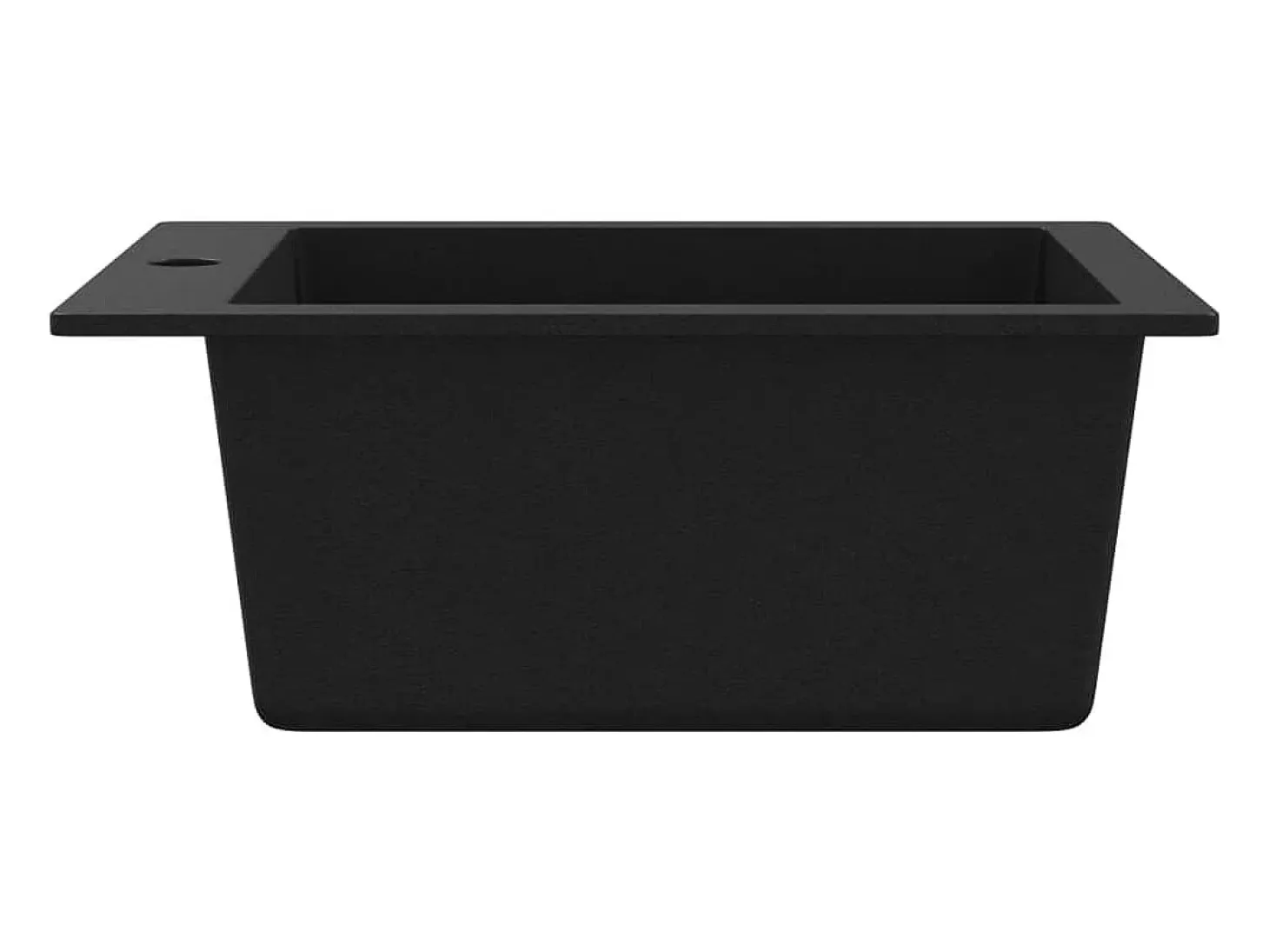 Fregadero de cocina de granito negro