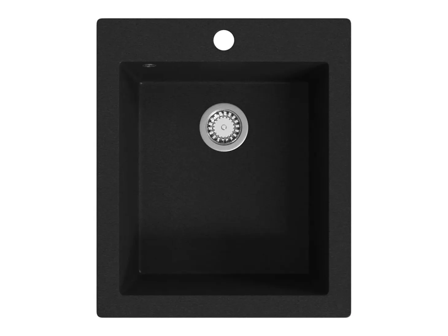 Fregadero de cocina de granito negro