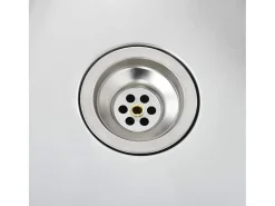 Fregadero de cocina hecho a mano de acero inoxidable