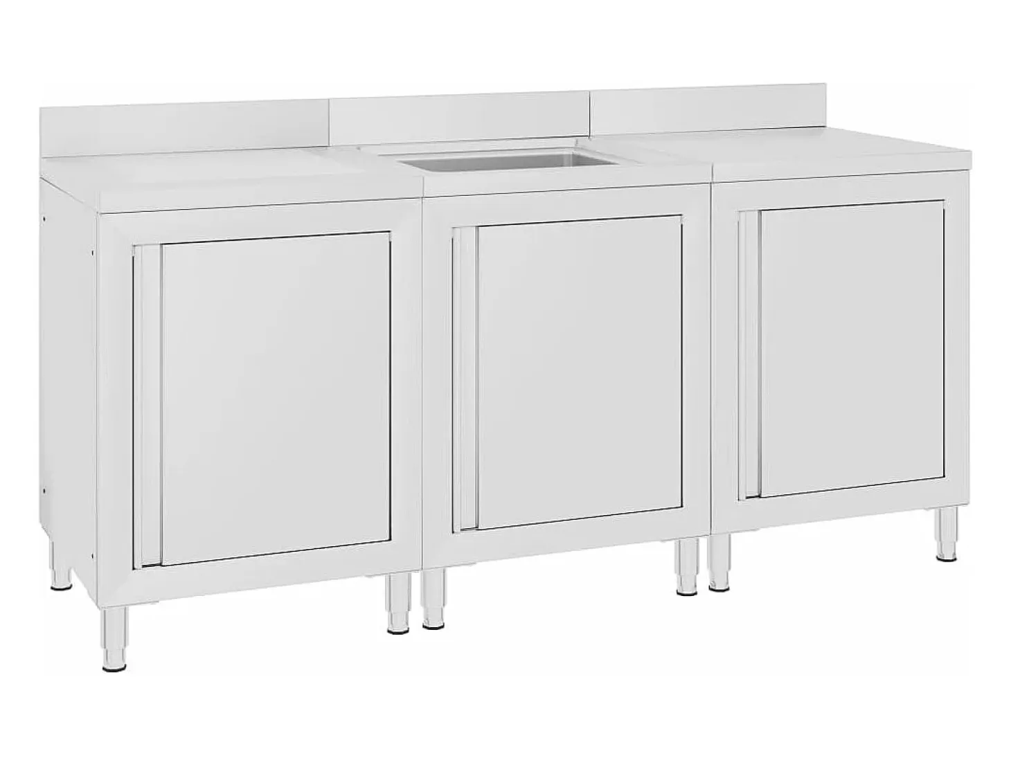 Fregadero de cocina industrial 180 x 60 x 96 cm acero inoxidable 02_0000721