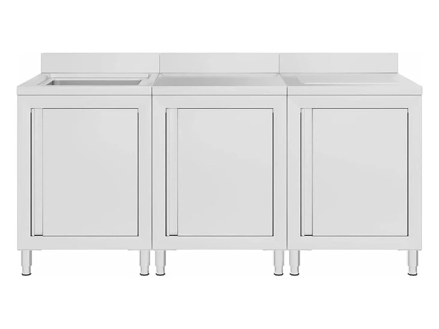 Fregadero de cocina industrial 180 x 60 x 96 cm acero inoxidable 02_0000721