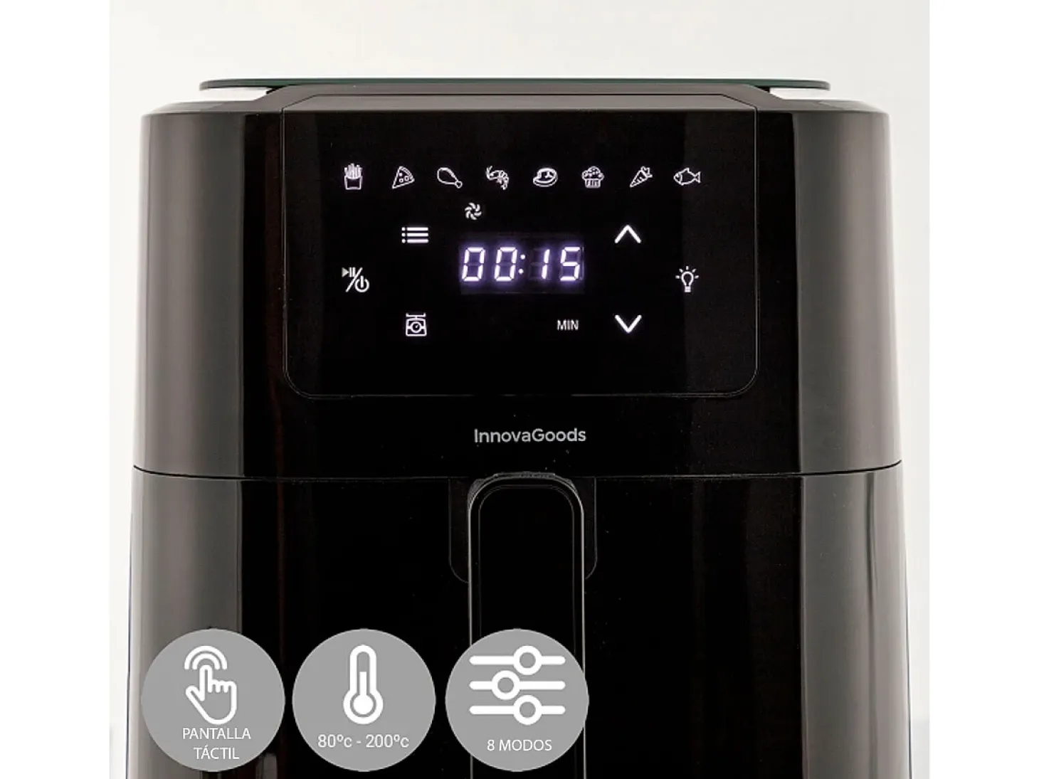 Freidora de aire Fryinn Balance 5000 Innovagoods 1500W 5L negro