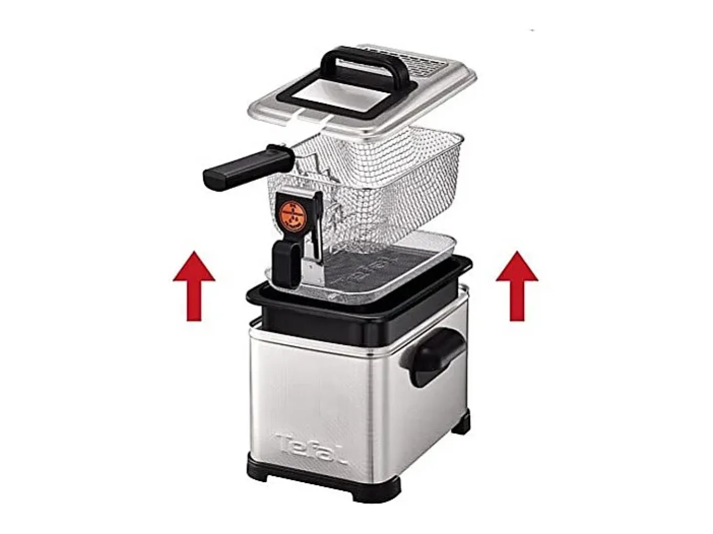 Freidora digital Tefal 3L 2400W inox