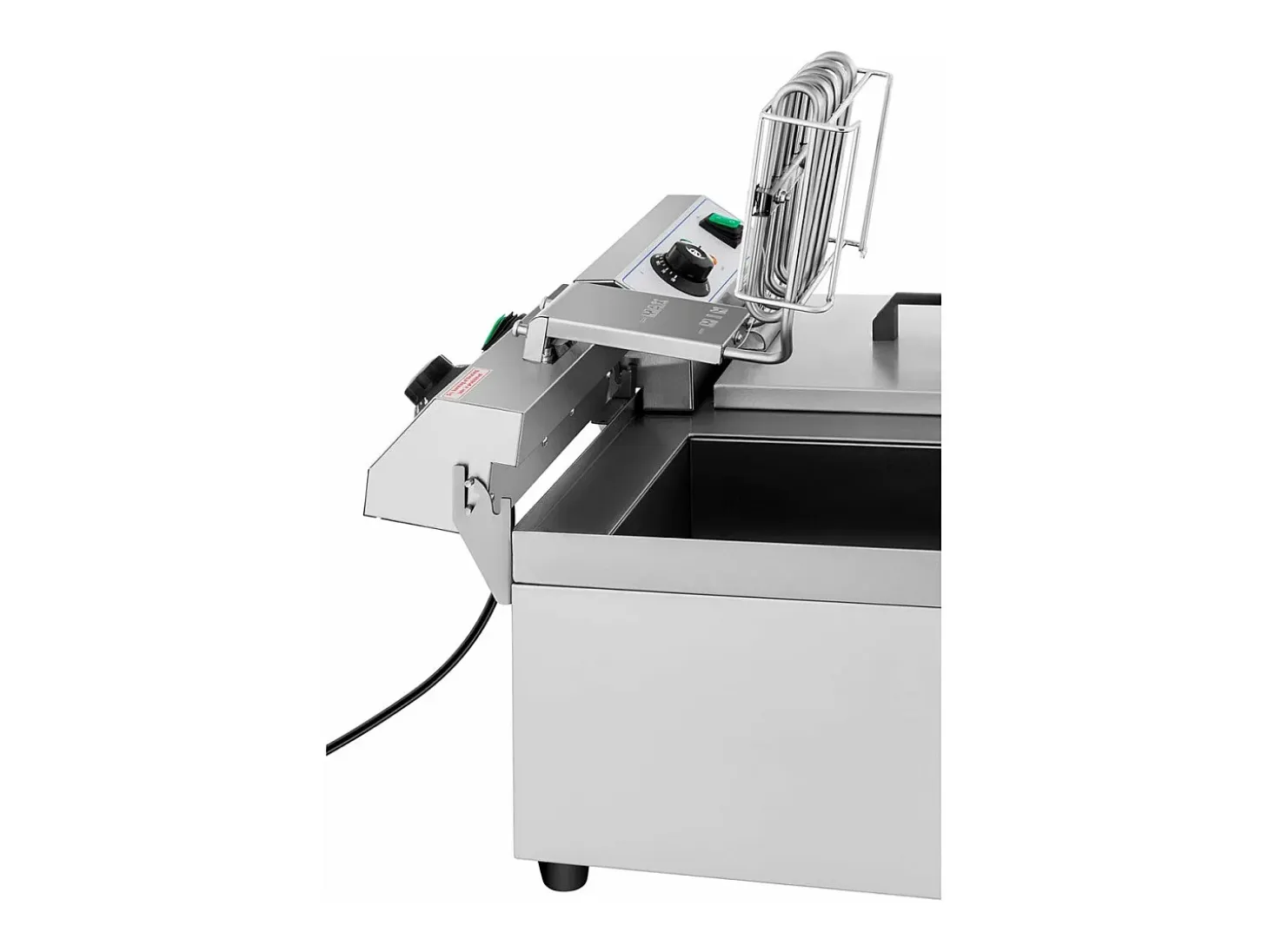 Freidora eléctrica profesional para restaurantes 2 x 10 litros temporizador 14_0001785