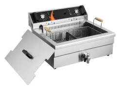 Freidora Eléctrica SucceBuy 3000 W 29 L para Mostrador, Ideal para Frituras Comerciales y Eventos con Gran Capacidad