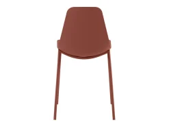 Frida - Silla de polipropileno color óxido 4 piezas
