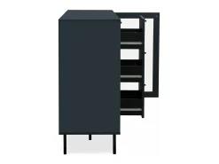 Gabinete Caracas 2 Puertas 3 Cajones 120X90X40 Azul Marino