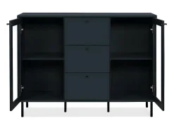Gabinete Caracas 2 Puertas 3 Cajones 120X90X40 Azul Marino