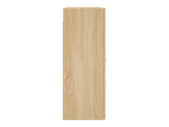 Gabinetes de pared de 2 piezas, roble Sonoma, madera de ingeniería