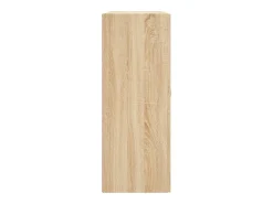 Gabinetes de pared de 2 piezas, roble Sonoma, madera de ingeniería