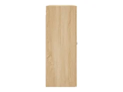 Gabinetes de pared de 2 piezas, roble Sonoma, madera de ingeniería