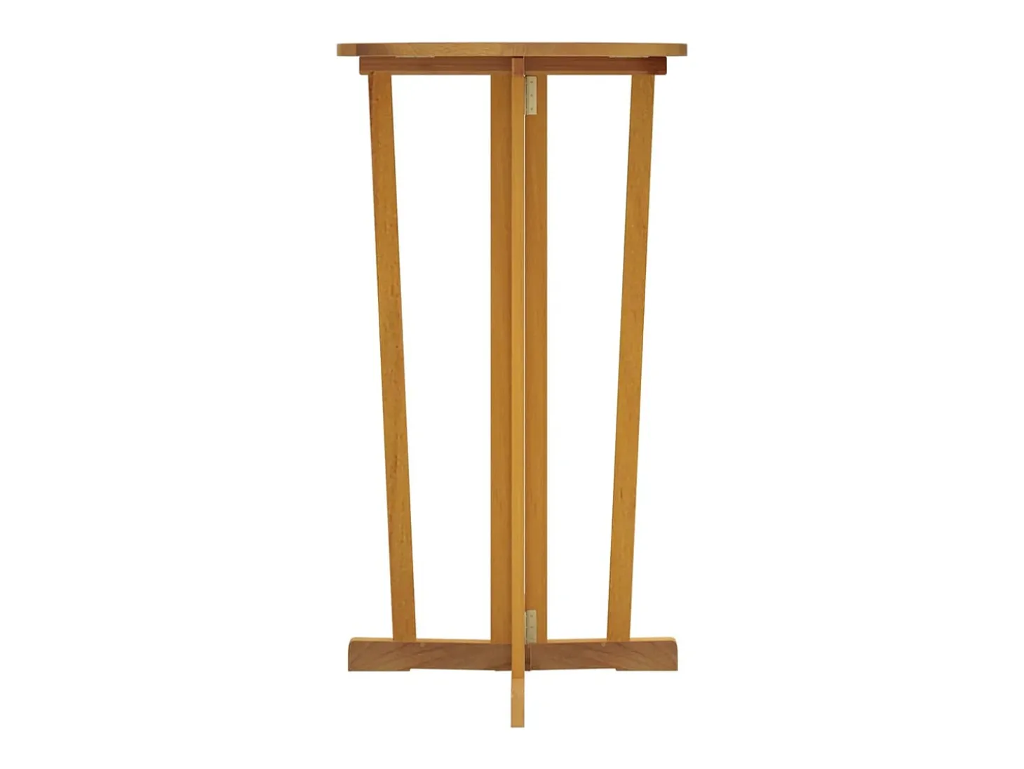 Garden Furniture - Mesa de bar plegable madera maciza de teca 90x65x105 cm