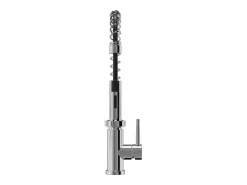 Grifo de cocina con ducha extraíble de acero inoxidable - Cromado - ROFLEX