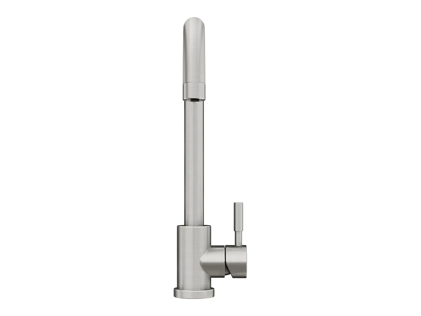 Grifo de cocina de acero inoxidable - Gris - ROMILY