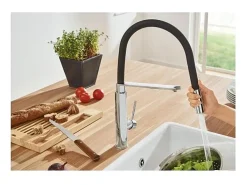 Grifo monomando para fregadero Concetto GROHE 31491000 - Cromo Brillante