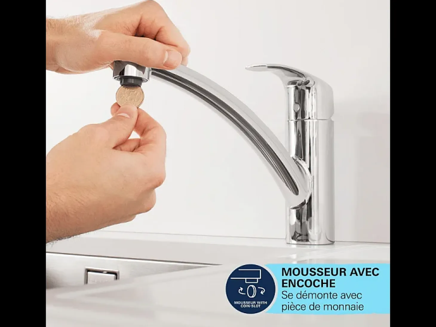 GROHE Start grifo de cocina caño bajo 2021 cromo