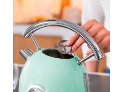Hervidor de agua Cecotec Thermosense 420 Vintage Light Green 2200W 1,8L verde
