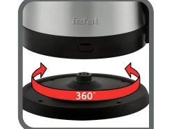 Hervidor eléctrico TEFAL Compact Inox - Capacidad 1,2 L