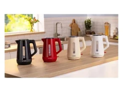 Hervidor MyMoment - Blanco 1,7 L - Base giratoria 360° - Almacenamiento del cable - 3 funciones de seguridad automáticas